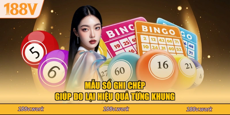 Mẫu sổ ghi chép giúp đo lại hiệu quả từng khung
